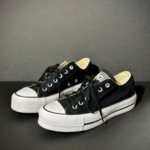 Black Platform Converse